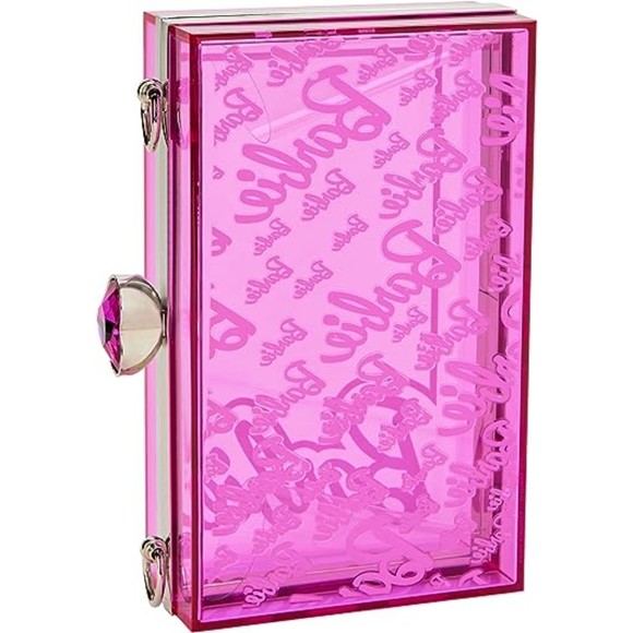 NWT Pink Classic Barbie Box Crossbody Bag - Picture 4 of 11